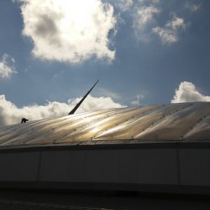 Detail of the ETFE cushions